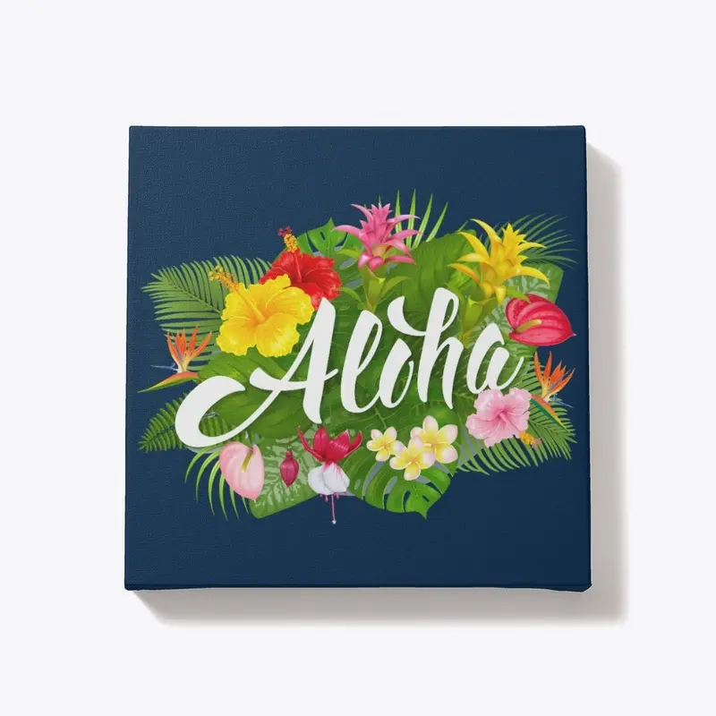 Aloha Canvas Wall Print 