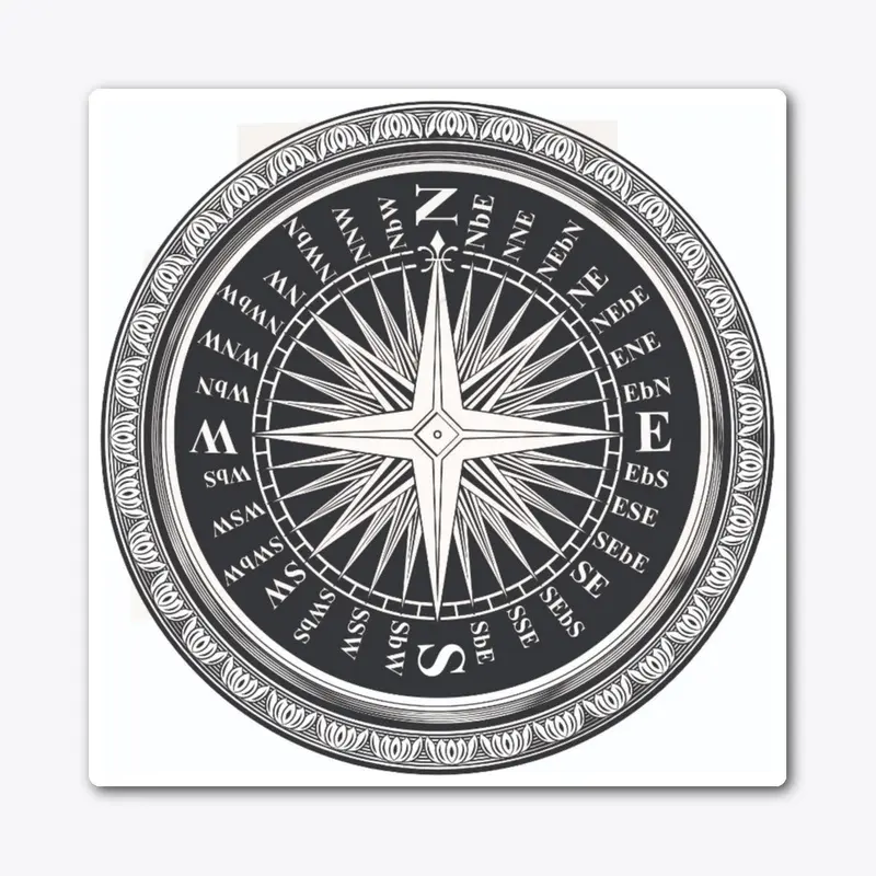 compass sticker